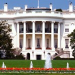 Facade of the White House, Washington DC, USA