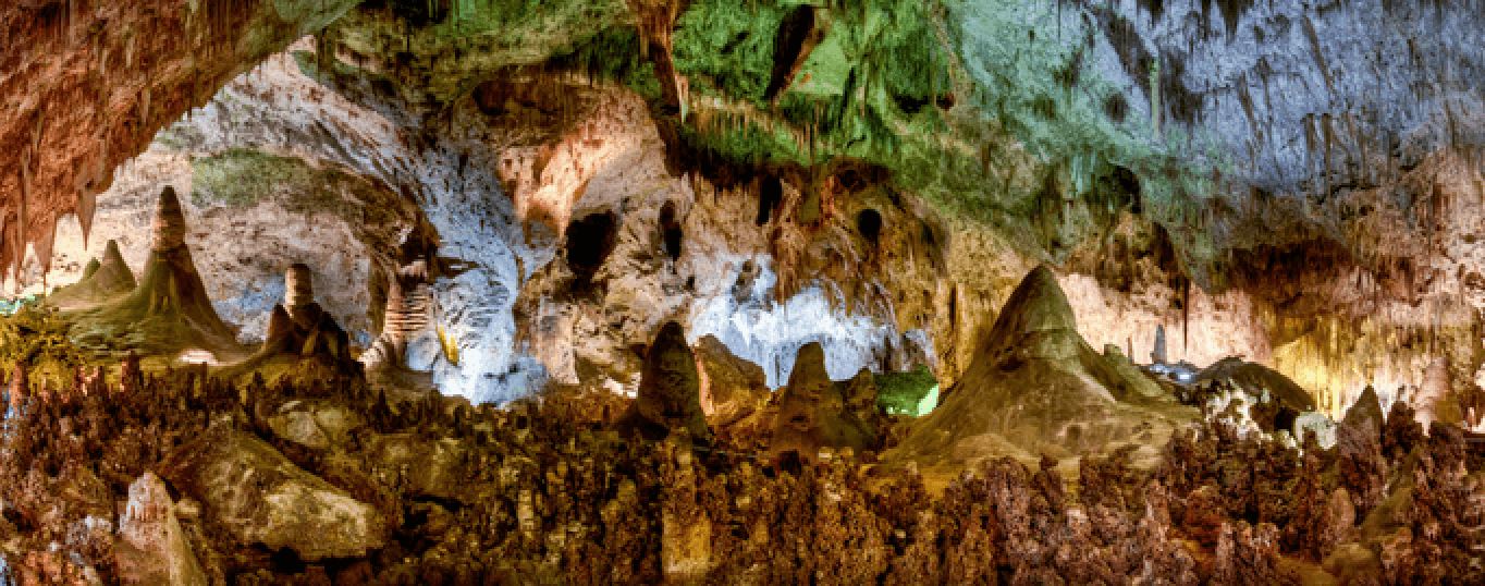 Underground Panorama of Carlsbad Caverns