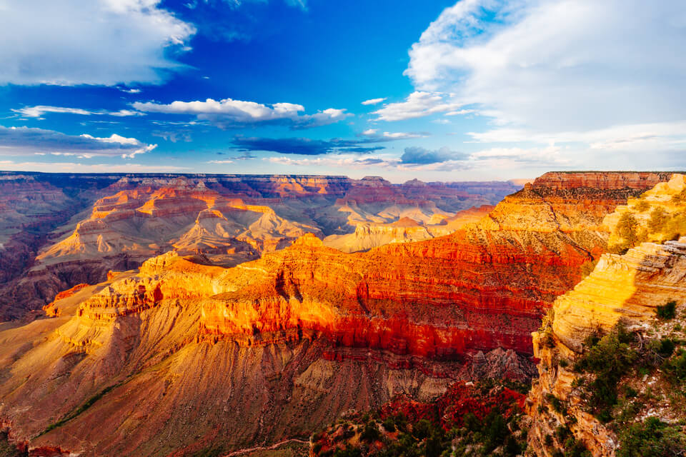 beautiful view of the Grand Canyon National Park