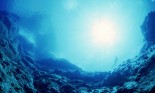 Underwater View of Scuba Diver