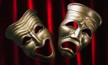 Masks of comedy and tragedy