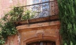 Balcony on an old European building