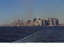 Manhattan skyline on 9/11/01