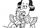 Cartoon of William Shakespeare
