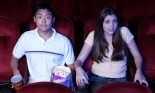 Teens at movie theater