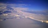 Volcano near coast of Antarctica