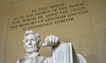 Abraham Lincoln statue at the Lincoln Memorial in Washington, DC