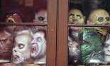 Masks in Storefront Window