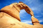 Delicate Arch, rock formation at Arches National Park, Utah