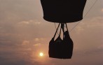 Silhouette of Hot Air Balloon