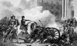 Napoleon defeating counter-revolutionaries, French Revolution, 18th century