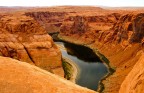 Beautiful landscape at the Grand Canyon with the Colorado River;