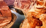 The Colorado River meanders cutting into what becomes the Grand Canyon