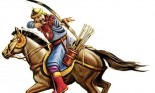 Mongol warrior on horseback