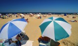 Crowded Beach in Summer