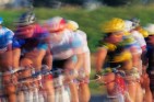 Blur of Bicycle Race