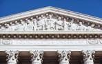 Pedimental frieze on the Supreme Courthouse
