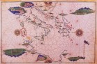 Portolan Chart of Italy and Greece