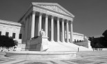 Front of the US Supreme Court in Washington, DC.