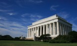 The Lincoln Memorial, where a large anti-war demonstration took place in 1967.