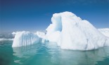 Large iceberg on a sunny day