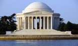 Thomas Jefferson Memorial, situated in West Potomac Park, on the shore of the Tidal Basin of the Potomac River