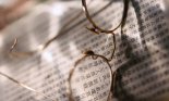 Eyeglasses and Chinese Newspaper