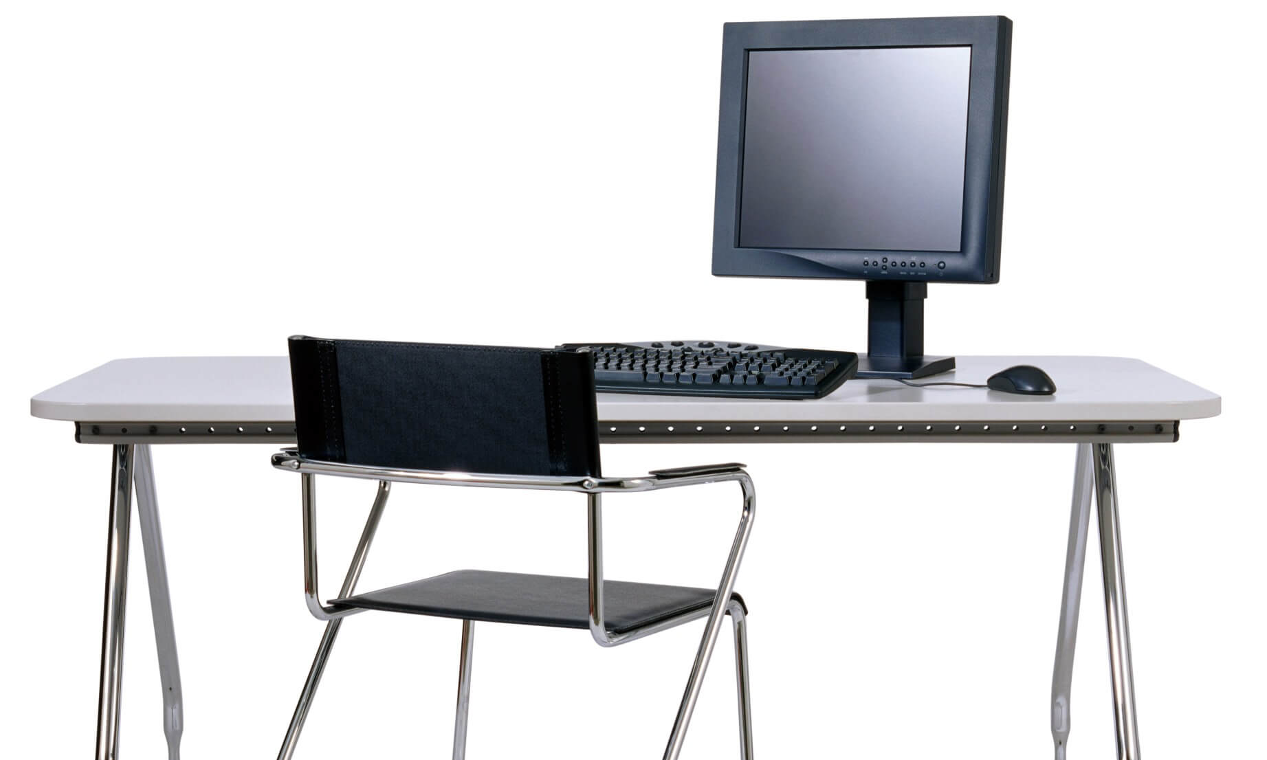 Desk with Computer