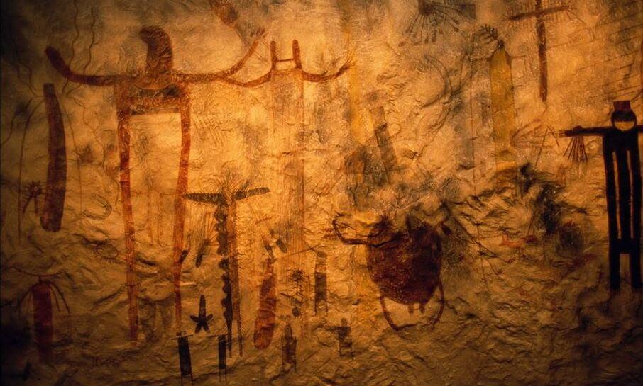 Indian petroglyphs
