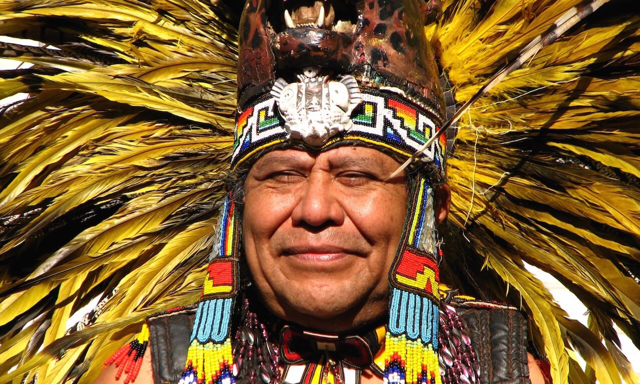 Aztec tribal elder