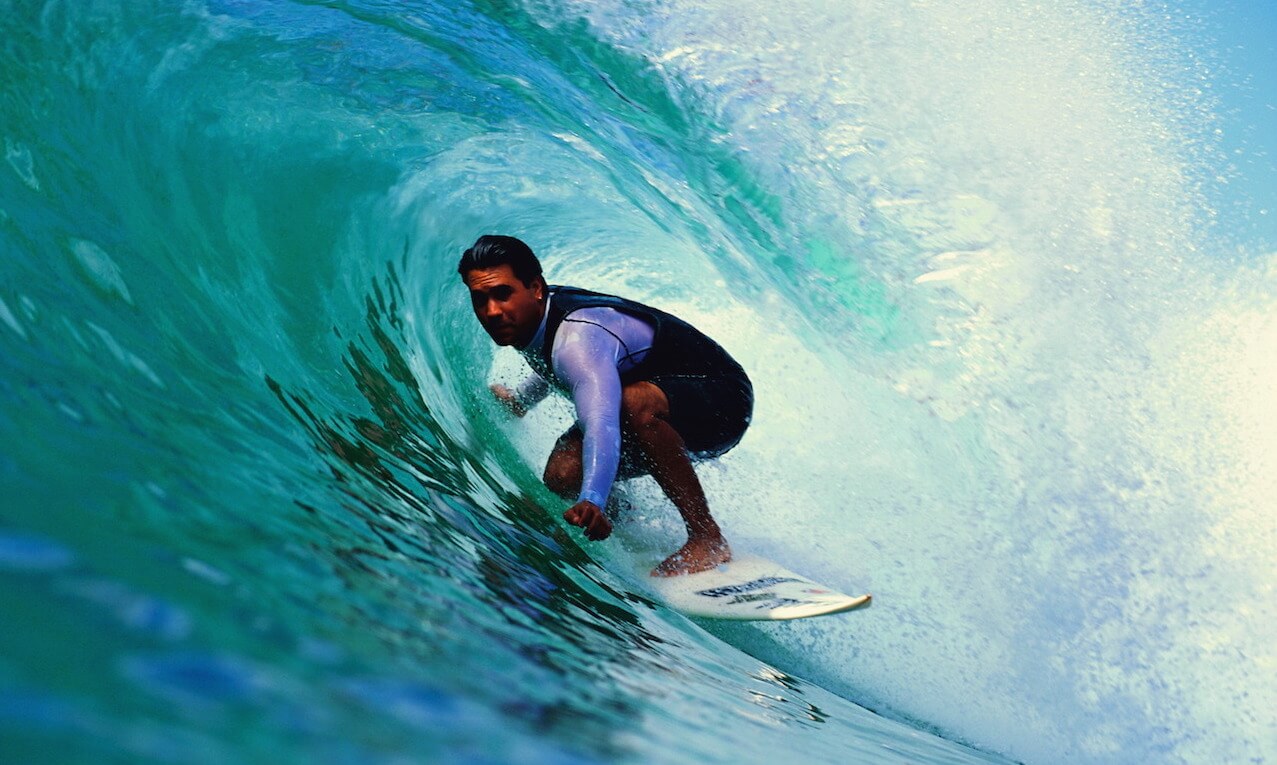 Surfer on a Wave