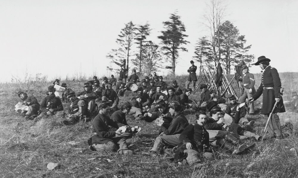 Union Soldiers at Rest