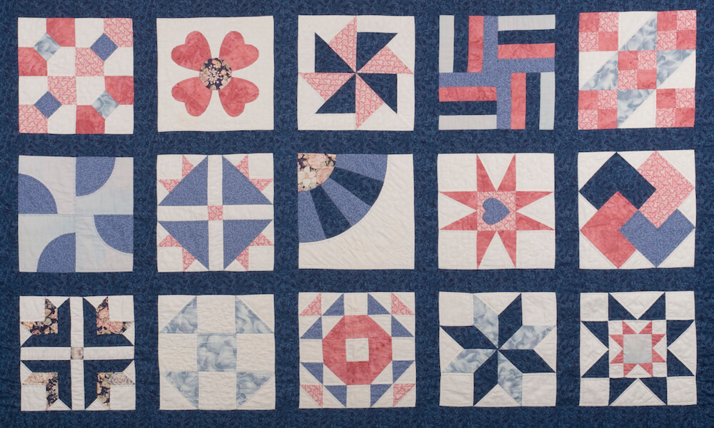 Quilt pattern detail