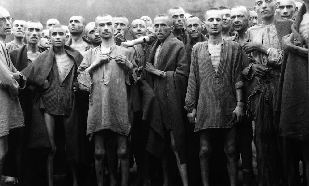 Starved Concentration Camp Prisoners