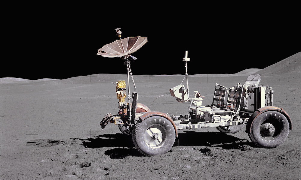 Lunar Rover on the Moon