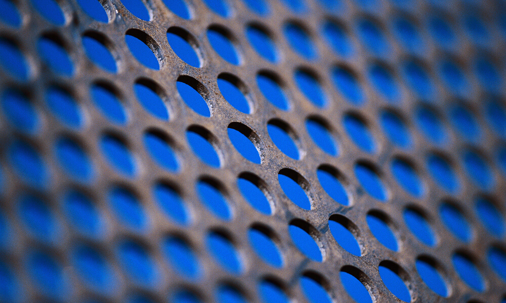 Metal Grid with Holes