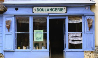 Boulangerie in French town