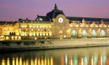 travel, Europe, European cities, Paris, Seine, France, architecture, monument, building, river bank, classic, illumination, lighting, river, night, embankment, Musee d'Orsay