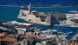 world travel, cityscapes, harbor, Marseille, France, Europe, Mediterranean countries, Mediterranean Sea, town, waterfront, city, cities, buildings