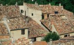 French tiled rooftops