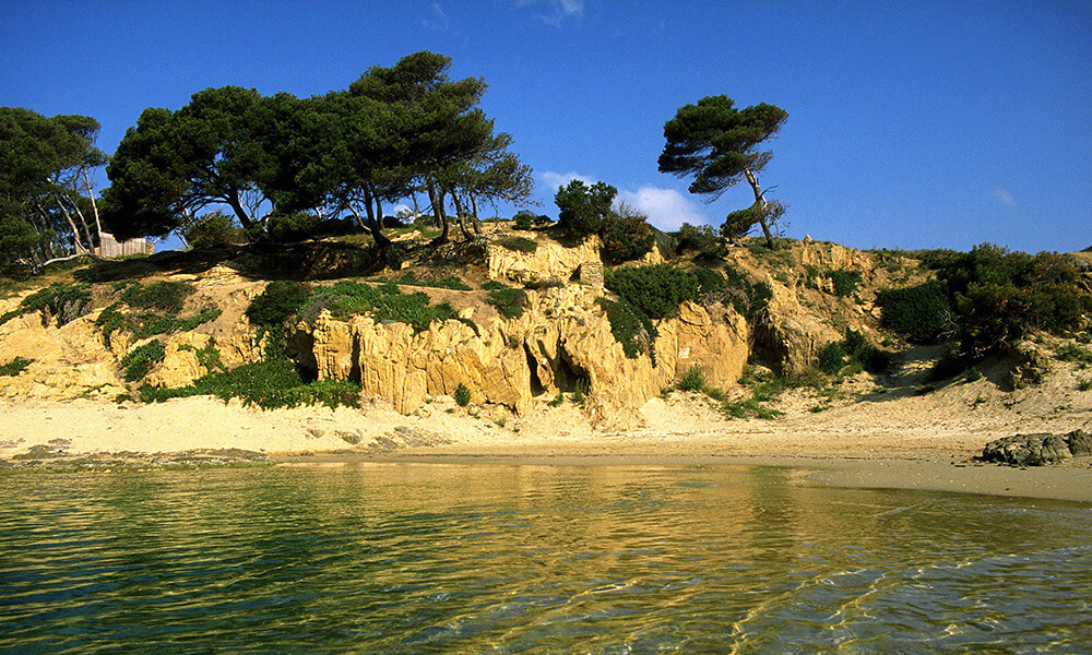 Coastal landscape in Southern France