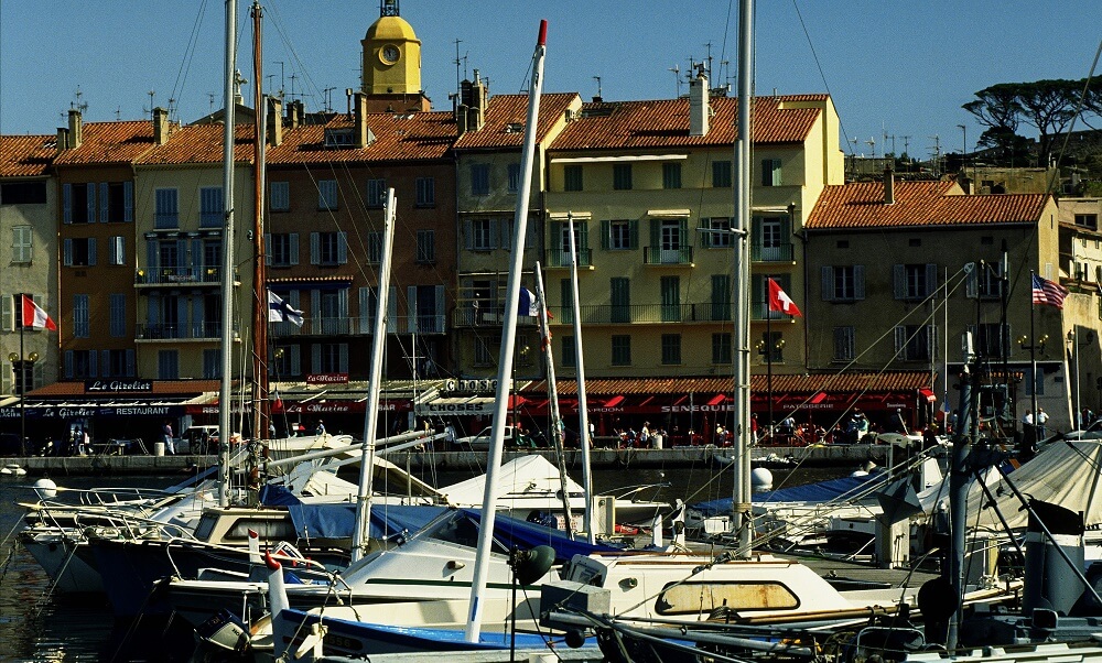 Harbour with boats in France