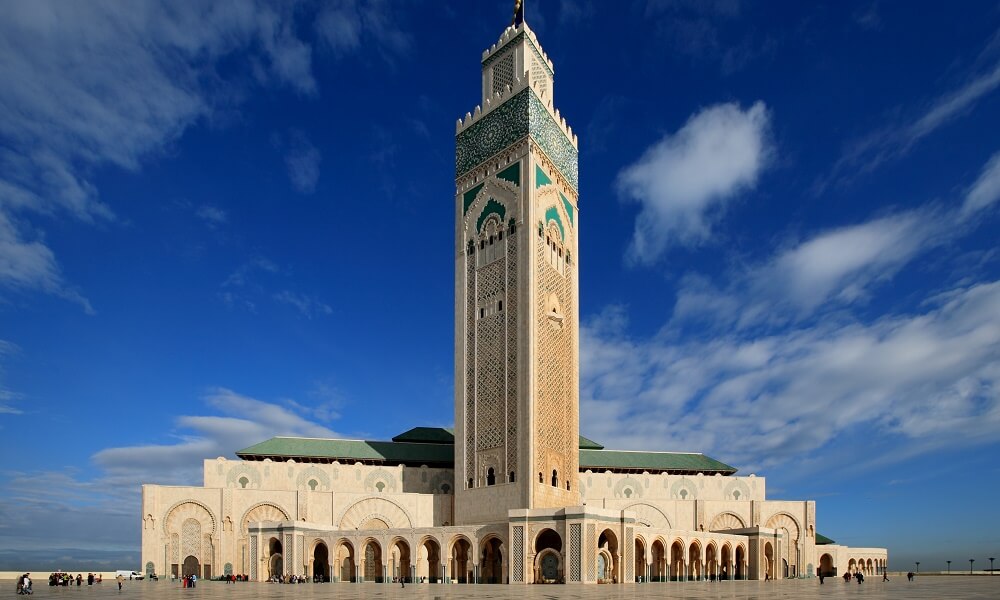 The Great Mosque of Hassan II at Casablanca (Morocco)