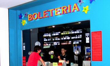 movie ticket booth in Viña del Mar, Chile