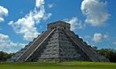 View of Ancient Mayan Pyramid at Chichen Itza, Mexico