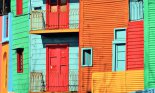 Colorful Argentina houses
