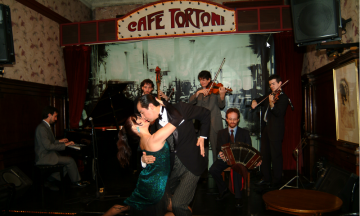 Tango show at Café Tortoni, Buenos Aires, Argentina