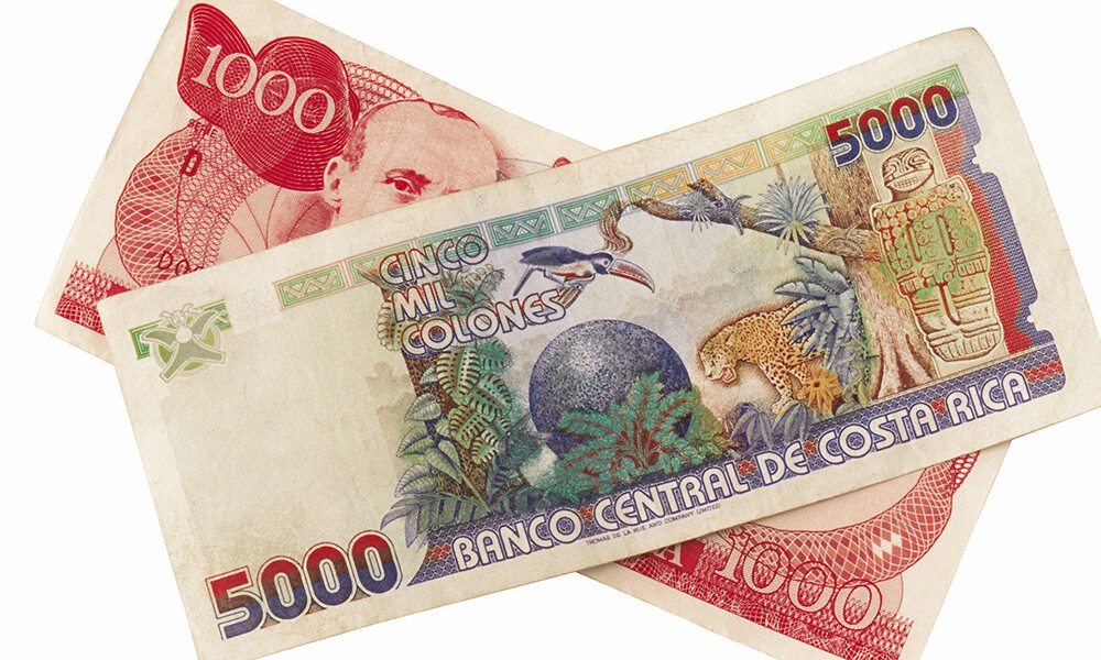 Currency from Costa Rica