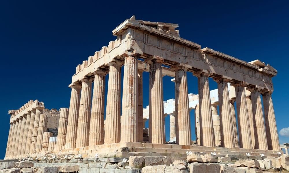 The Parthenon in the Akropolis, Athens