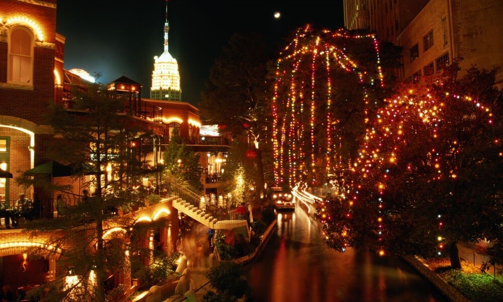 San Antonio Riverwalk at Night